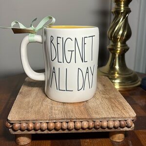Rae Dunn Beignet all Day coffee/ tea mug